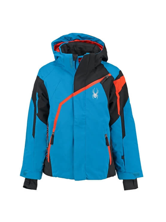 venijn Uiterlijk lila Spyder blauwe ski jas Boy's Challenger - Sport-Kids